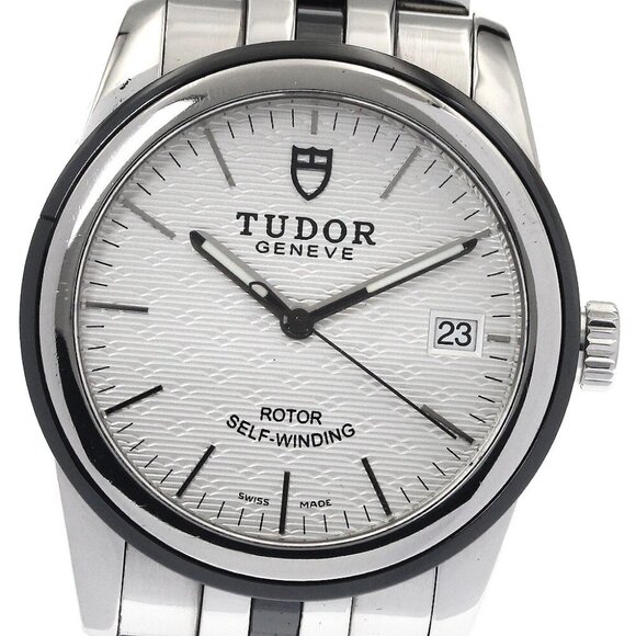 TUDOR Grammar Date 55010 Silver Dial Automatic Men's Watch - Picture 1 of 6